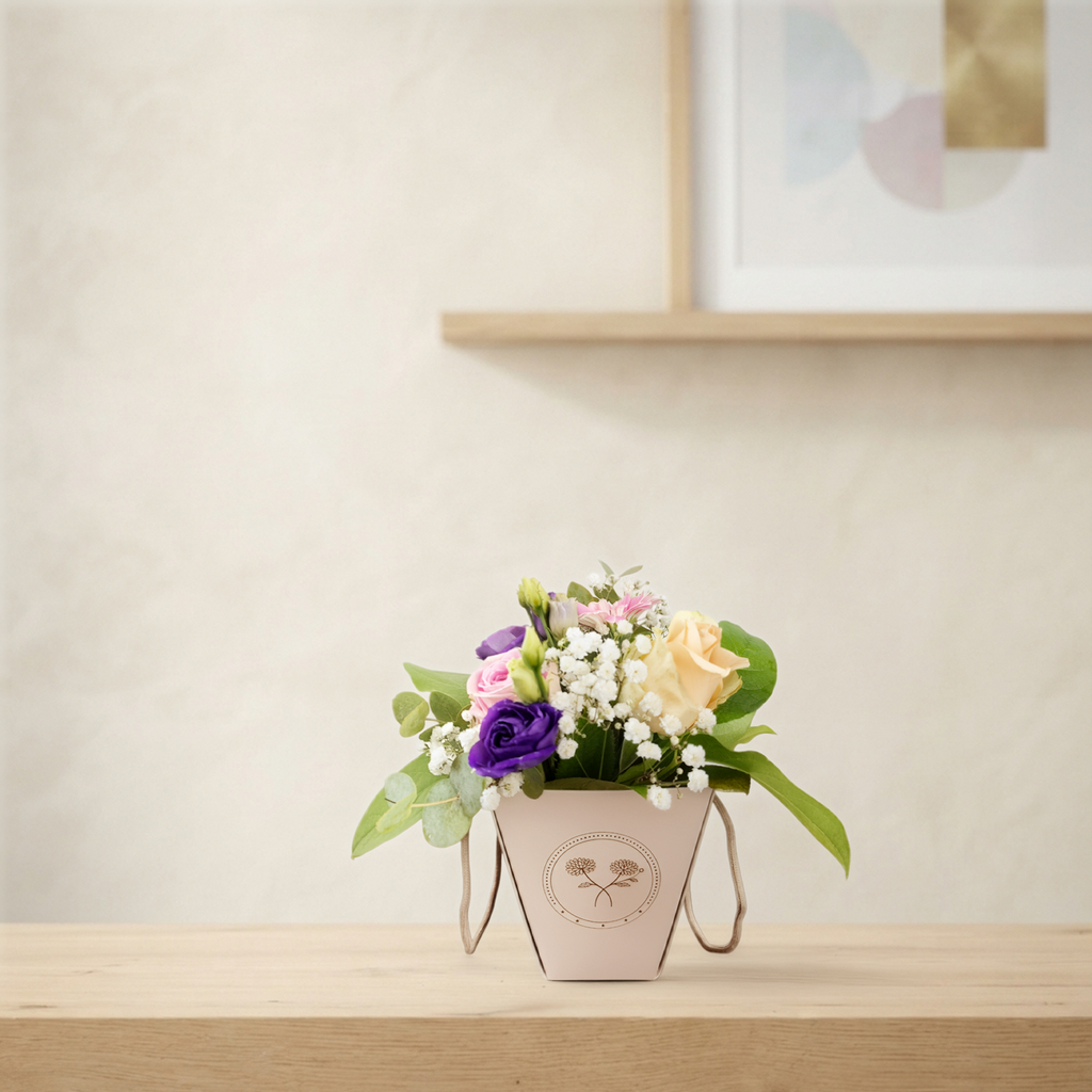 Premium Flora Bag – Mini Beige [150 sets]