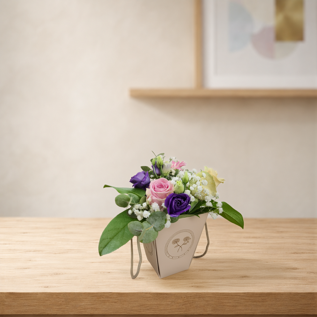 Premium Flora Bag – Mini Beige [150 sets]