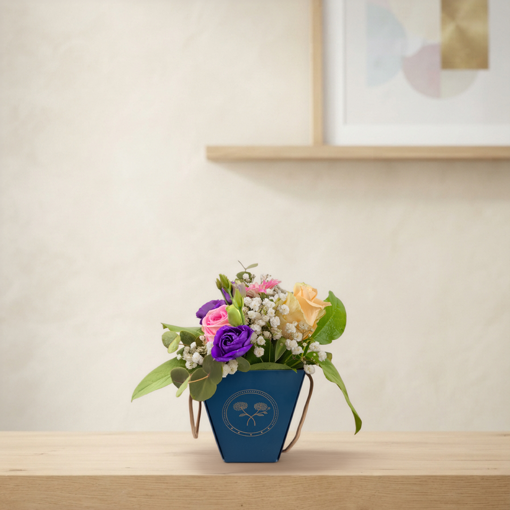 Premium Flora Bag – Mini Navy Blue [150 sets]
