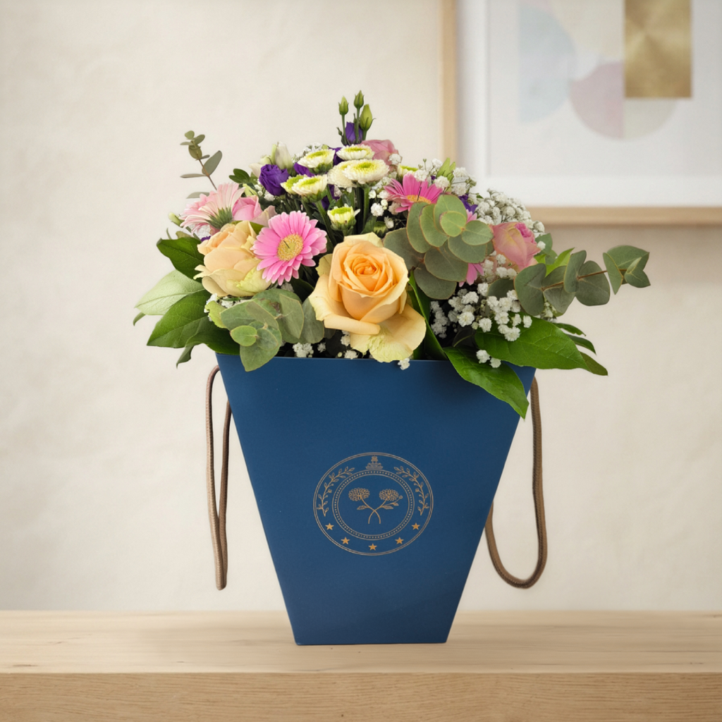 Premium Flora Bag – Standard Navy Blue [50 sets]