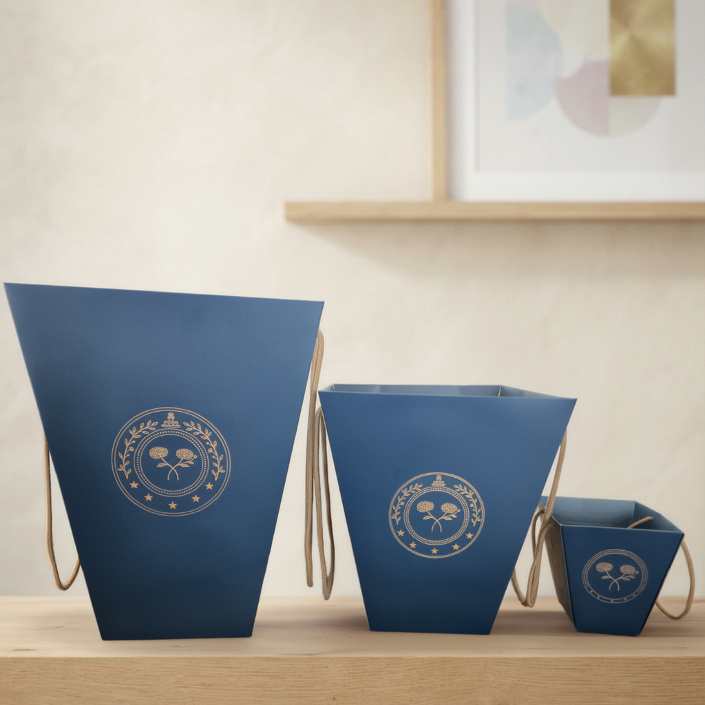 Premium Flora Bag – Mini Navy Blue [150 sets]