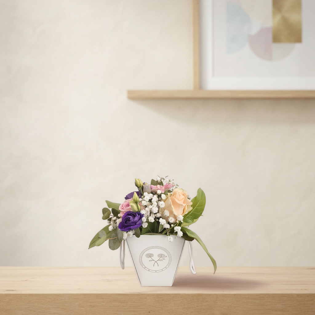 Premium Flora Bag – Mini White [150 sets]